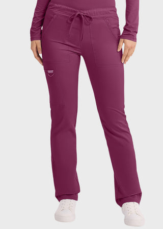 Cherokee Workwear Revolution Unisex Tapered Leg Drawstring Petite Pant