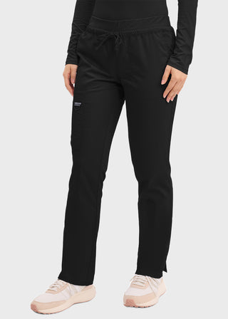 Cherokee Workwear Revolution Women's Mid Rise Tapered Leg Drawstring Tall Pant