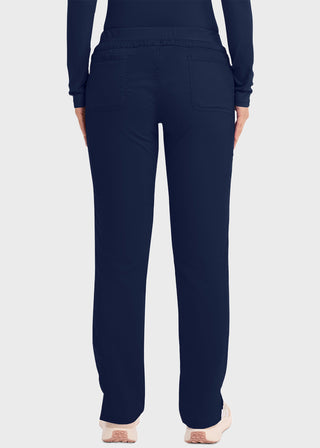 Cherokee Workwear Revolution Women's Mid Rise Tapered Leg Drawstring Petite Pant