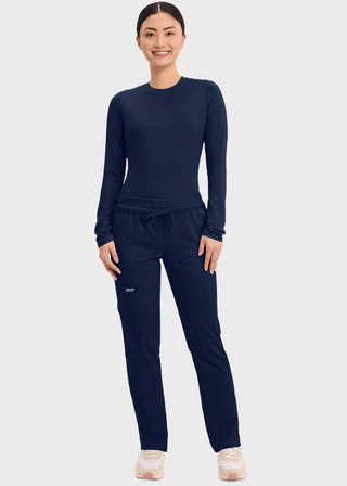 Cherokee Workwear Revolution Women's Mid Rise Tapered Leg Drawstring Pant