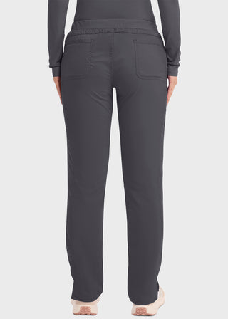 Cherokee Workwear Revolution Women's Mid Rise Tapered Leg Drawstring Petite Pant