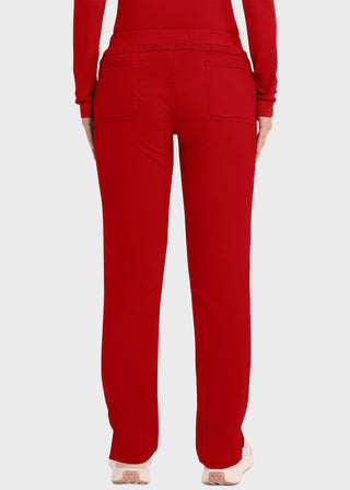 Cherokee Workwear Revolution Women's Mid Rise Tapered Leg Drawstring Petite Pant