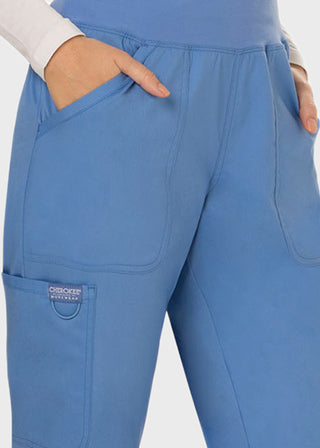 Cherokee Workwear WW Revolution Womens Mid Rise Straight Leg Pull-on Pant