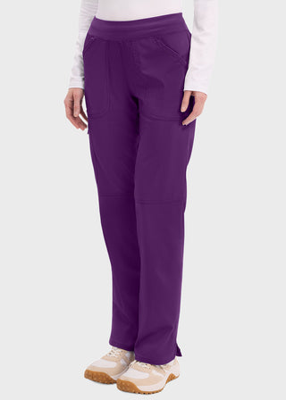 Cherokee Workwear WW Revolution Womens Mid Rise Straight Leg Pull-on Pant