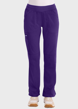 Cherokee Workwear WW Revolution Womens Mid Rise Straight Leg Pull-on Pant