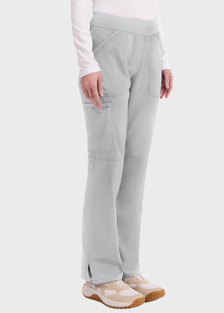 Cherokee Workwear WW Revolution Womens Mid Rise Straight Leg Pull-on Pant