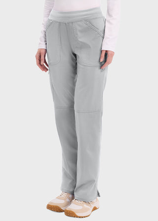 Cherokee Workwear WW Revolution Womens Mid Rise Straight Leg Pull-on Pant