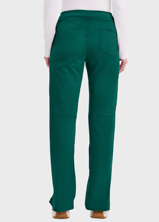 Cherokee Workwear Revolution Womens Mid Rise Straight Leg Pull-on Tall Pant