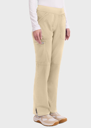 Cherokee Workwear WW Revolution Womens Mid Rise Straight Leg Pull-on Pant