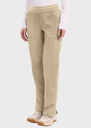 Cherokee Workwear WW Revolution Womens Mid Rise Straight Leg Pull-on Pant