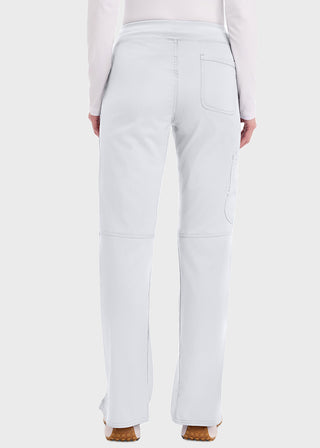 Cherokee Workwear Revolution Womens Mid Rise Straight Leg Pull-on Tall Pant