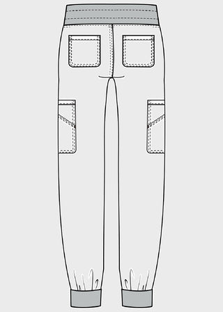 Cherokee WorkWear Mid Rise Jogger For Women