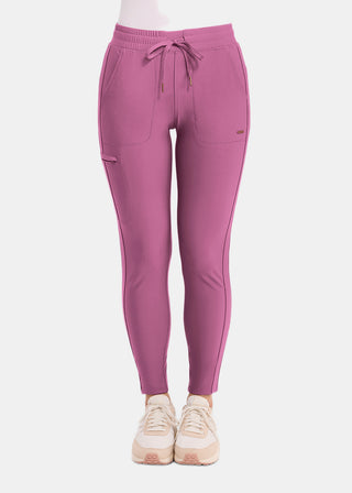 Cherokee Form Women's Mid Rise Tapered Leg Drawstring Pant