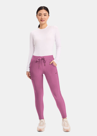 Cherokee Form Women's Mid Rise Tapered Leg Drawstring Pant
