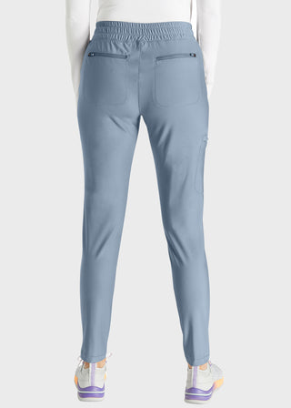 Cherokee Form Women's Mid Rise Tapered Leg Drawstring Pant