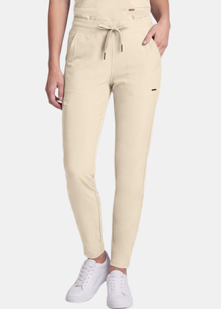 Cherokee Form Women's Mid Rise Tapered Leg Drawstring Pant