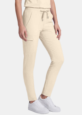 Cherokee Form Women's Mid Rise Tapered Leg Drawstring Pant