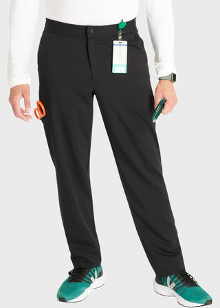 Cherokee Atmos Men's Mid Rise Zip Fly Cargo Scrub Short Pant