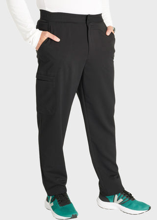 Cherokee Atmos Men's Mid Rise Zip Fly Cargo Scrub Short Pant