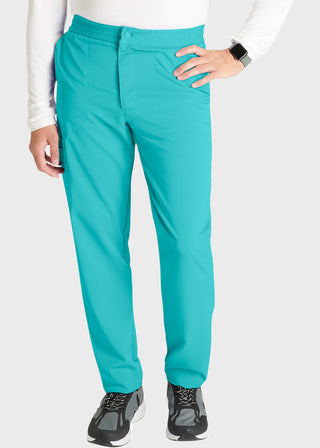 Cherokee Atmos Men's Mid Rise Zip Fly Cargo Scrub Short Pant