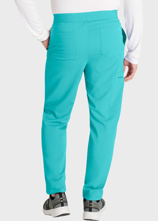 Cherokee Atmos Men's Mid Rise Zip Fly Cargo Scrub Short Pant