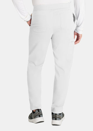 Cherokee Atmos Men's Mid Rise Zip Fly Cargo Scrub Short Pant