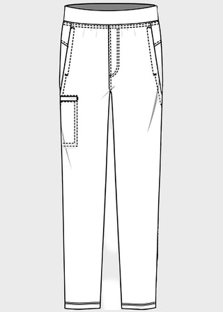Cherokee Form Men's Tapered Leg Pull-on Pant