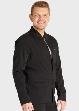 Cherokee Atmos Men's 3 Pocket Zip Front Scrub Jacket