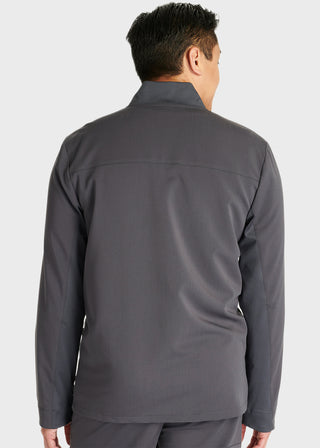 Cherokee Atmos Men's 3 Pocket Zip Front Scrub Jacket