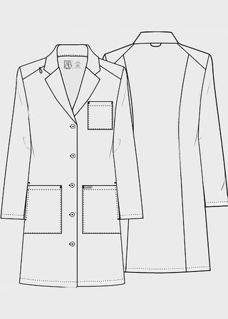 Cherokee Project Lab Women's Modern Classic Fit Lab Coat