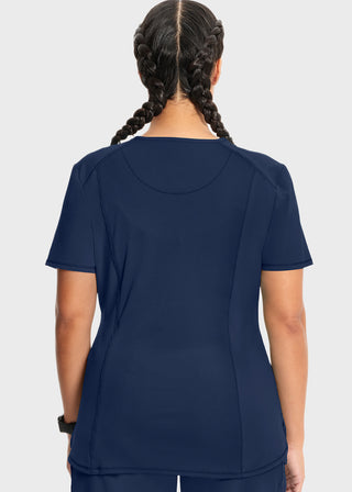 Cherokee Infinity Women's Rib-Knit Insets At V-Neck Top