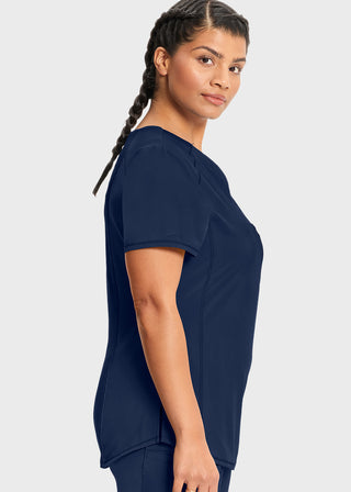 Cherokee Infinity Women's Rib-Knit Insets At V-Neck Top