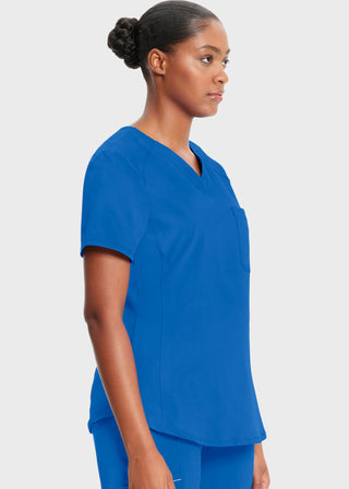 Cherokee Infinity Women's Rib-Knit Insets At V-Neck Top