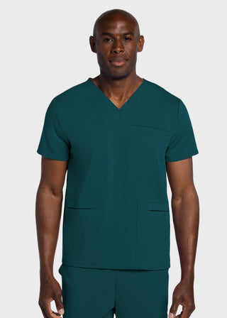 Cherokee Atmos Men's V-Neck 3 Pocket Scrub Top