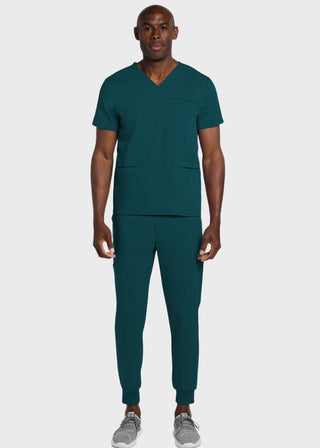 Cherokee Atmos Men's V-Neck 3 Pocket Scrub Top