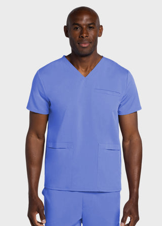 Cherokee Atmos Men's V-Neck 3 Pocket Scrub Top