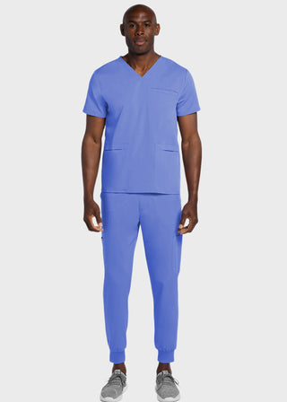 Cherokee Atmos Men's V-Neck 3 Pocket Scrub Top