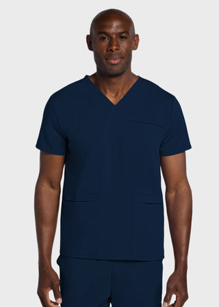 Cherokee Atmos Men's V-Neck 3 Pocket Scrub Top