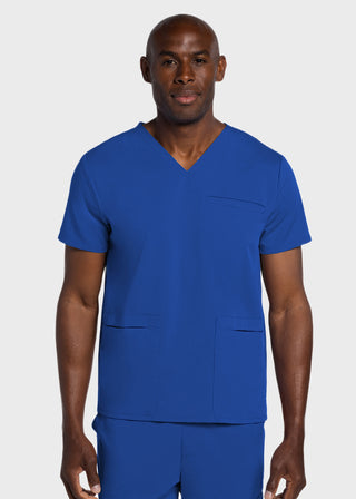 Cherokee Atmos Men's V-Neck 3 Pocket Scrub Top