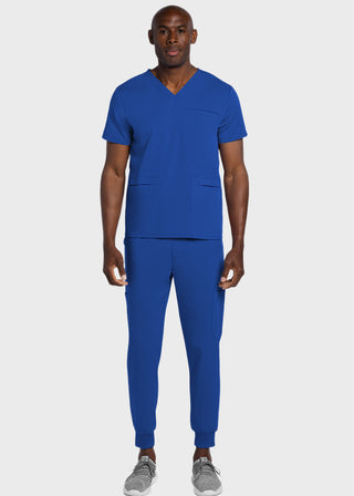 Cherokee Atmos Men's V-Neck 3 Pocket Scrub Top