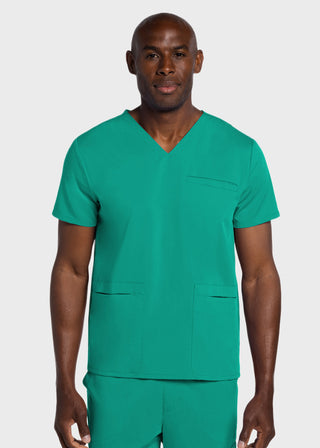Cherokee Atmos Men's V-Neck 3 Pocket Scrub Top