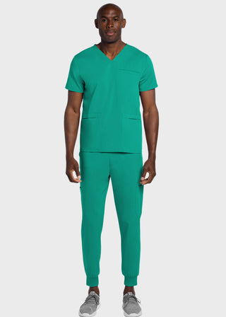 Cherokee Atmos Men's V-Neck 3 Pocket Scrub Top