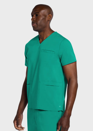 Cherokee Atmos Men's V-Neck 3 Pocket Scrub Top