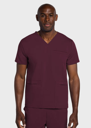 Cherokee Atmos Men's V-Neck 3 Pocket Scrub Top