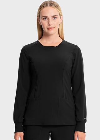 Cherokee Infinity Women's Contemporary fit, long sleeve V-neck top