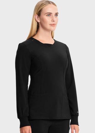Cherokee Infinity Women's Contemporary fit, long sleeve V-neck top