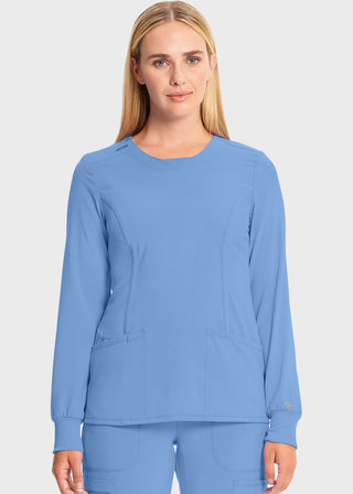 Cherokee Infinity Women's Contemporary fit, long sleeve V-neck top