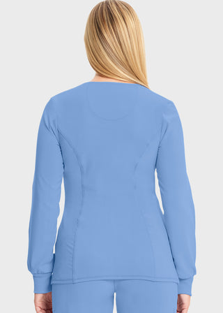 Cherokee Infinity Women's Contemporary fit, long sleeve V-neck top