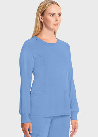 Cherokee Infinity Women's Contemporary fit, long sleeve V-neck top