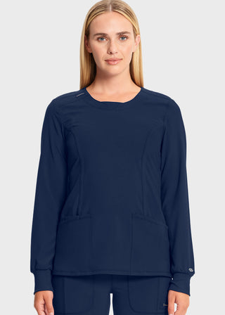 Cherokee Infinity Women's Contemporary fit, long sleeve V-neck top